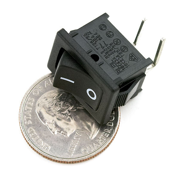 Tanotis - SparkFun Rocker Switch - SPST (right-angle) Buttons/Switches - 2