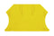 Weidmuller 1050020000 END Plate Wemid Yellow
