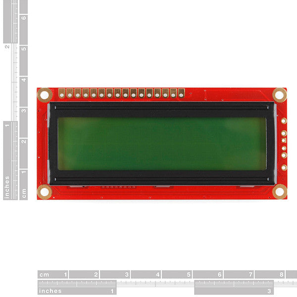 Tanotis - SparkFun Basic 16x2 Character LCD - Black on Green 3.3V Monochrome - 3