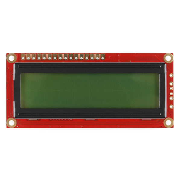 Tanotis - SparkFun Basic 16x2 Character LCD - Black on Green 3.3V Monochrome - 4