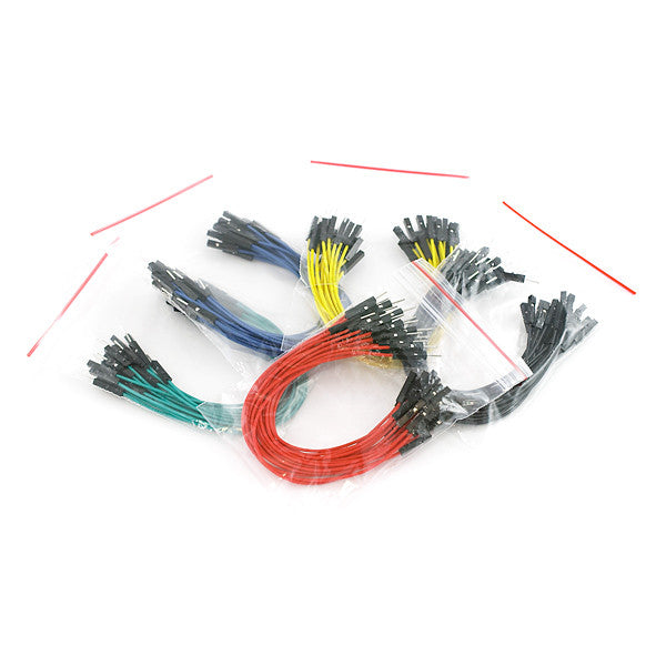 Tanotis - Genuine sparkfun Jumper Wires Premium 6" M/F Pack of 100 - 1