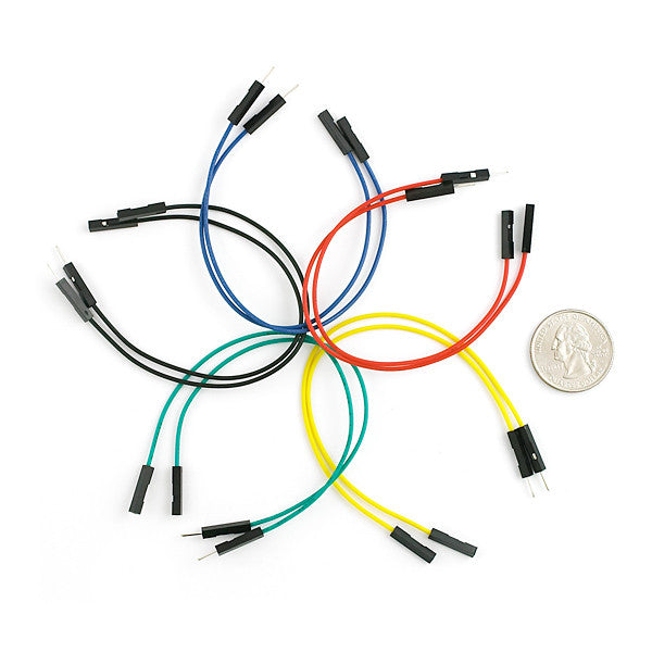 Tanotis - SparkFun Jumper Wires Premium 6" M/F Pack of 10 Wire - 2