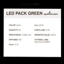Tanotis - SparkFun LED - Super Bright Green (25 pack) 5mm - 4