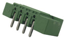 Phoenix Contact MC 15/ 4-GF-381-LR MC 4-GF-381-LR Terminal Block w/Flange Header 3.81 mm 4 Ways 8 A 160 V Through Hole Right Angle