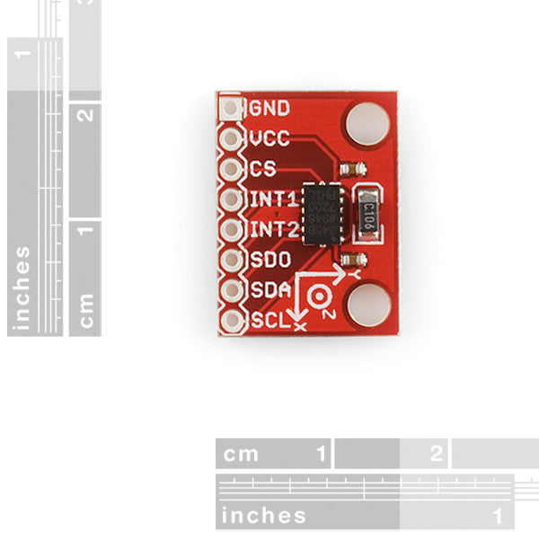 Tanotis - SparkFun Triple Axis Accelerometer Breakout - ADXL345 3-axis, Sparkfun Originals - 2