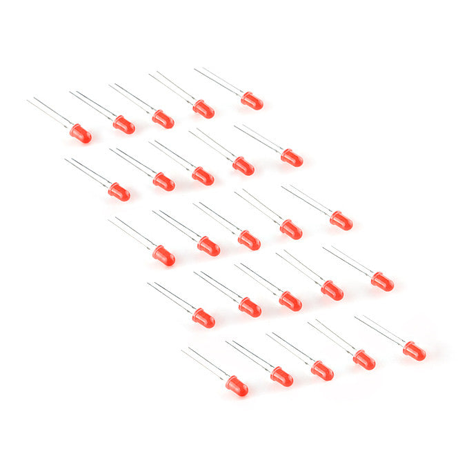 Tanotis - SparkFun LED - Basic Red 5mm (25 pack) - 1