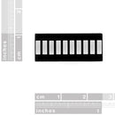 Tanotis - Genuine sparkfun 10 Segment LED Bar Graph - Blue - 2