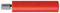 Schutzinger BU 2244 S NI / RT Banana Test Connector Jack Panel Mount 32 A 1 kV Nickel Plated Contacts Red