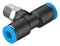 Festo 153107 Pneumatic Fitting Push-In T-Fitting R1/8 14 bar 6 mm PBT (Polybutylene Terephthalate) QST