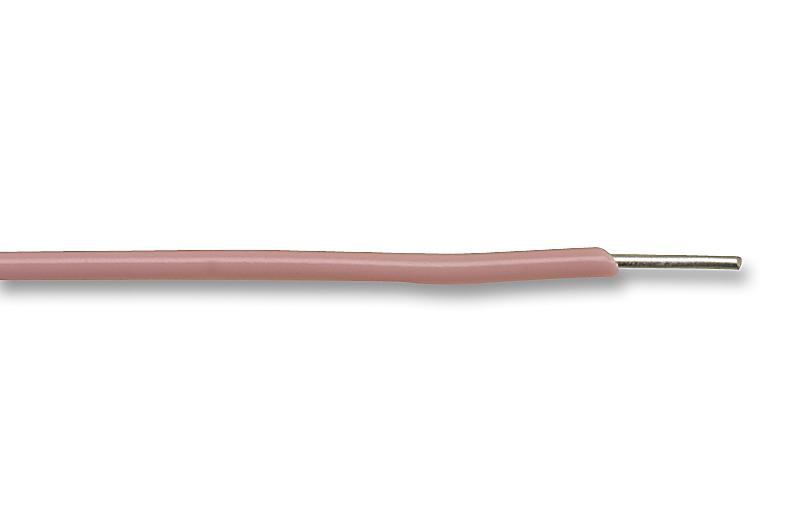 Multicomp PRO MCP00003 Wire PVC Pink 23 AWG 0.28 mm&sup2; 328 ft 100 m BS4808 / Def Stan 61-12 1/0.6