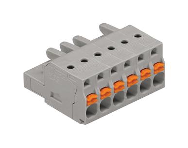 Wago 2231-104/026-000 2231-104/026-000 Pluggable Terminal Block 5 mm 4 Ways 24AWG to 12AWG 2.5 mm&Acirc;&sup2; Push In 16 A