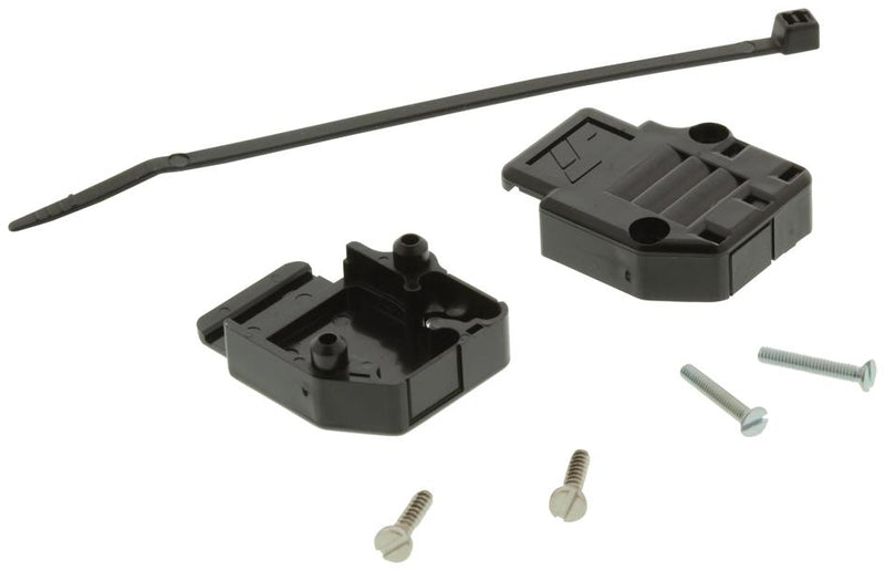 Amphenol Communications Solutions 863093C25ALF 863093C25ALF D Sub Backshell DB 90&deg; 180&deg; Thermoplastic Body