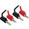 Tenma 21-2235 Stackable Banana Plug Set (Black/Red)