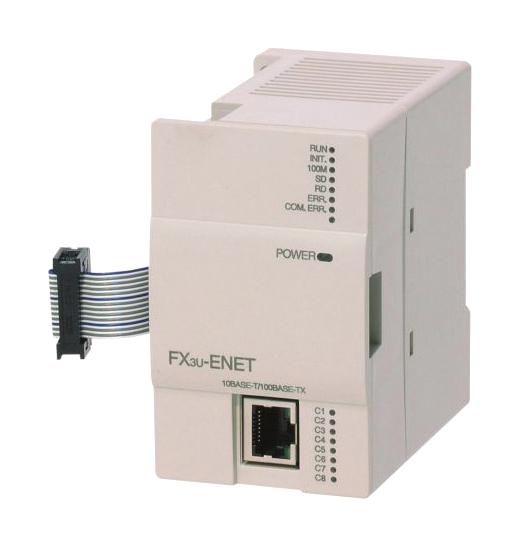 Mitsubishi FX3U-ENET Ethernet Comm Module TCP/IP UDP RJ45