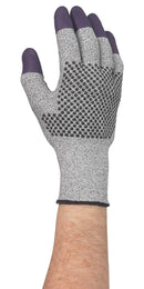 Kleenguard 97431 97431 Safety Gloves Knit Wrist M Nitrile Black Grey Purple