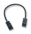 Wieland Electric 94.732.2000.1 Mains Power Cord DB2000 Plug to Receptacle 2 m 250 VAC Black