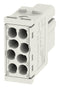 Weidmuller HDC MHE 8 FC Heavy Duty Connector Insert Rockstar Moduplug Series Contacts 1 Receptacle