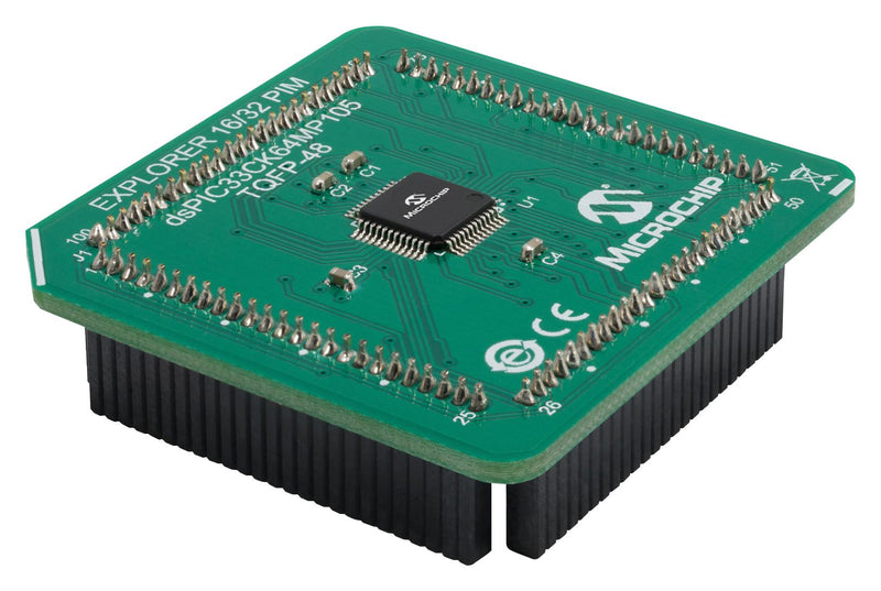 Microchip MA330047 Evaluation Board dsPIC33CK64MP105 MCU Plug-In Module For Explorer 16/32 Development Kits