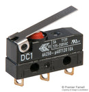 ZF Electronics DC1C-A1LB Microswitch Subminiature Hinge Lever Spdt Solder 5 A 48 V