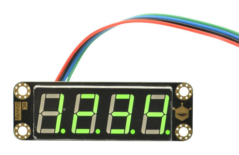 Dfrobot DFR0645-G DFR0645-G LED Segment Display Module Gravity Green Arduino Board New