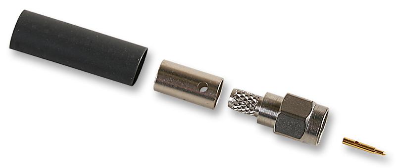 Radiall R125076001 RF / Coaxial Connector SMA Straight Plug Crimp 50 ohm RG142 RG142FTX RG223 RG400