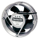 Sanyo Denki 109E1724H501 DC Axial Fan 24 V Circular 172 mm 51 Ball Bearing 226 CFM