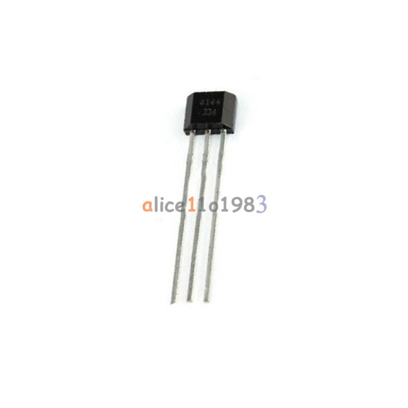 Tanotis  100PCS New Original A3144 A3144E OH3144E Hall Effect Sensor