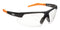 Klein Tools 60159 60159 Protective Eyewear Clear Lens Anti-Fog/Scratch Resistant/UV Protection Black/Orange