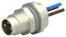 TE Connectivity T4070014031-001 Sensor Cable M8 Straight 3 Position Plug Free Ends 200 mm 7.87 &quot;