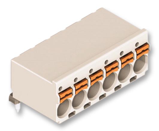 Wago 2092-1372 2092-1372 Wire-To-Board Terminal Block 5 mm 2 Ways 24 AWG 12 2.5 mm&Acirc;&sup2; Push In