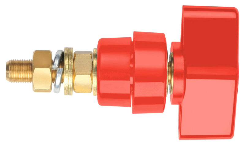 Schutzinger POL 102 / RT Binding Post 100 A 1 kV Panel Mount Red