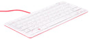 RASPBERRY-PI RPI-KEYB (FR)-RED/WHITE Development Kit Accessory Official Raspberry Pi Keyboard Red/White French Layout Wired