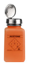 Menda 35271 Bottle Dissipative ESD Pump Acetone Printed Orange 180ml Durastatic Series