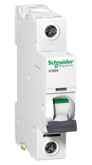 Schneider Electric A9F53103 Thermal Magnetic Circuit Breaker Acti9 iC60H Series 3 A 1 Pole 240 V DIN Rail