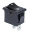 E-SWITCH R1966ABLKBLKGF Rocker Switch Spst 15A 125VAC Black