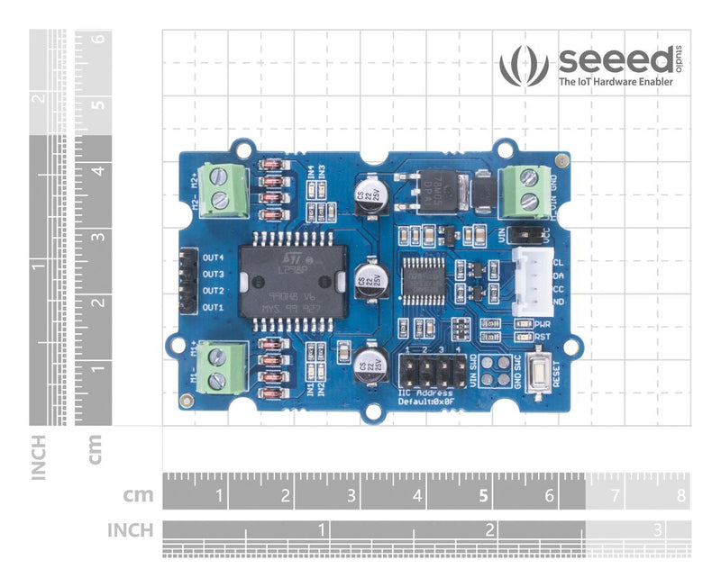 Seeed Studio 105020093 Motor Driver Board With Cable 6V to 12V DC Arduino