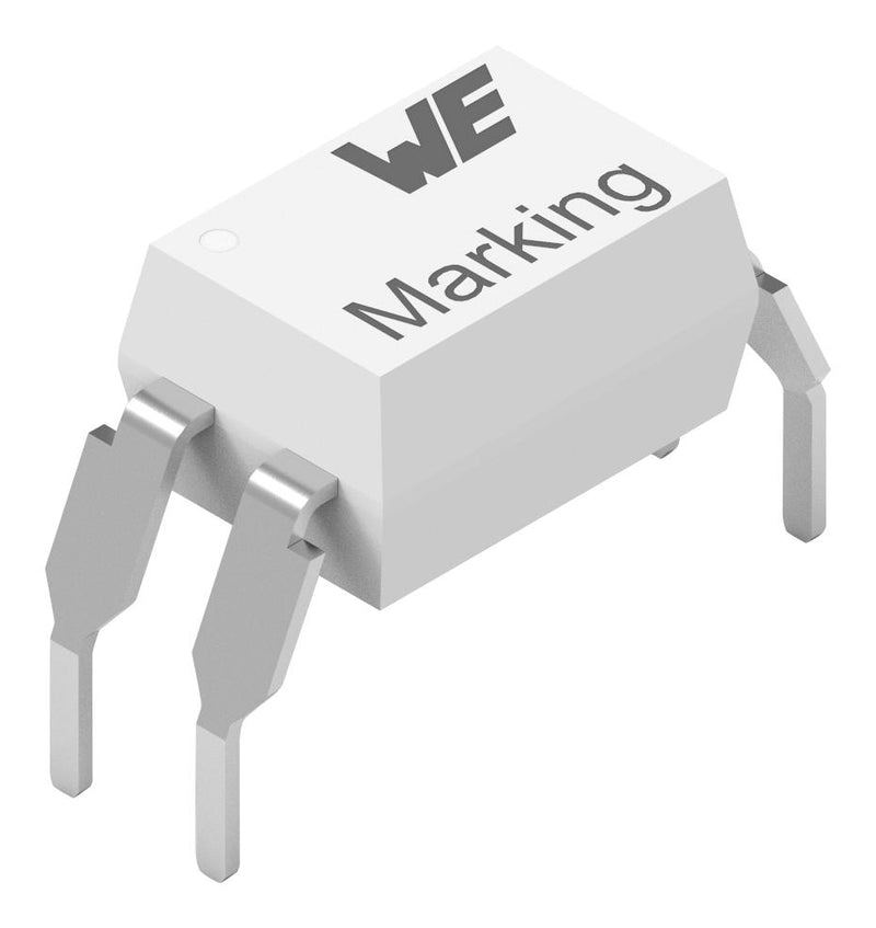 Wurth Elektronik 140814241110 Optocoupler 1 Channel DIP 4 Pins 60 mA 5 kV 50 %