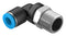 Festo 153050 Pneumatic Fitting Push-In L-Fitting R3/8 14 bar 8 mm PBT (Polybutylene Terephthalate) QSL