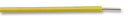 BRAND REX SPC00440A006 25M Wire, Solid, Equipment, PTFE, Yellow, 26 AWG, 0.128 mm&sup2;, 82 ft, 25 m