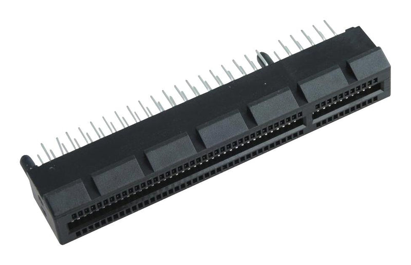 Amphenol Communications Solutions 10018783-10202TLF Card Edge Connector Dual Side 1.57 mm 98 Contacts Through Hole Mount Straight Solder