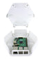 Camdenboss CBHEX1-PI3-WH CBHEX1-PI3-WH Enclosure 146 mm x 130 45 White ABS Raspberry Pi 3 Boards New