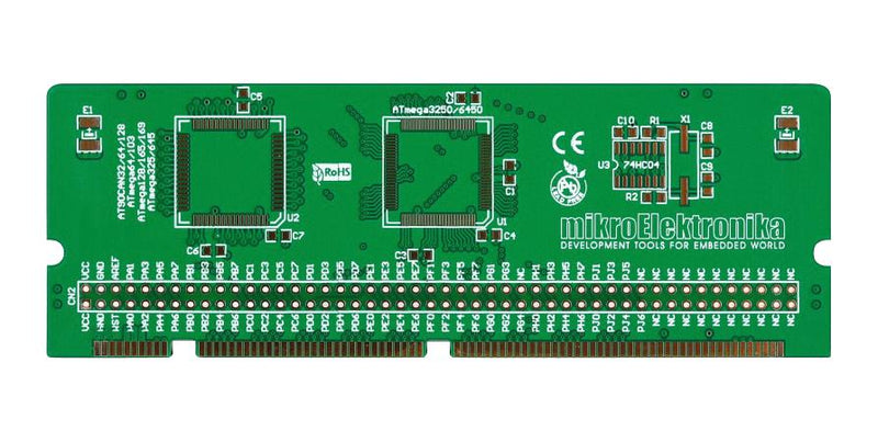 Mikroelektronika MIKROE-460 PCB Empty MCU Card 100 Pin Tqfp 3.3 V 5 BIGAVR6 Series New
