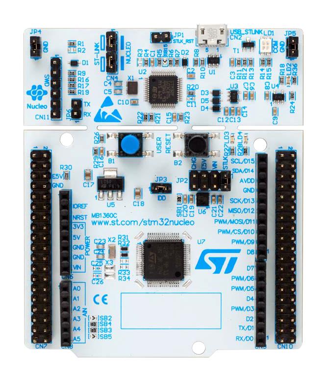 Stmicroelectronics NUCLEO-G070RB Development Board STM32 Nucleo-64 Arduino Uno Compatible ST-Link Debugger