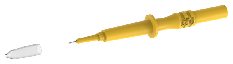 Tenma 72-14286 Test Probe Connector 1A 600V Yel Needle Multifunction 2mm Banana Probes