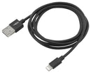 Ansmann 1700-0079 1700-0079 USB Cable Type A Plug to Lightning Connector 2 m 6.6 ft Black