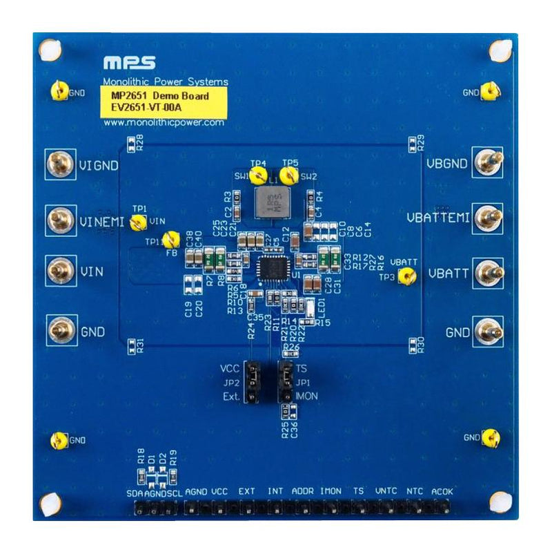 Monolithic Power Systems (MPS) EV2651-VT-00A Evaluation Board MP2651 Management Battery Cell Controller