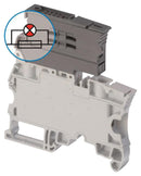 Entrelec - TE Connectivity 1SNK508421R0000 Fused Terminal Block 2 Ways 24AWG to 6AWG 10 mm&sup2; Screw A 630 V