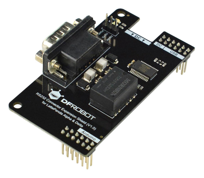 Dfrobot DFR0778 DFR0778 Expansion Shield RS232 Connector Alpha &amp; Delta Lattepanda Arduino Board New