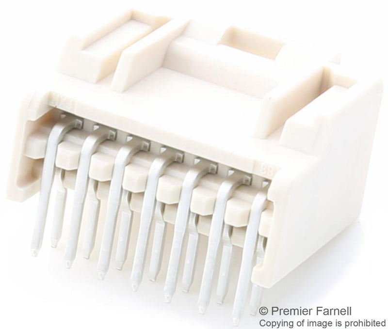 Molex 501876-1440 Pin Header Wire-to-Board 2 mm Rows 14 Contacts Through Hole Right Angle Igrid 501876