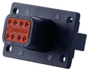 Deutsch - TE Connectivity DT048P-CL06 DT048P-CL06 Automotive Connector Housing Thin Wall Black DT Receptacle 8 Ways Series Pin Contacts